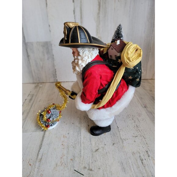 Clothique possible dreams fireman Santa Claus firefighter Xmas decor - Picture 5 of 9
